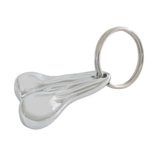 93244 Big Ballz Chrome Key Chain