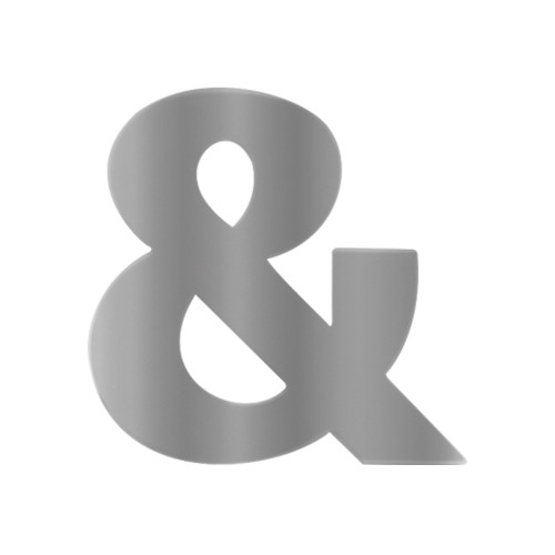 94973 Modern Letter Cut Out X - Z and &
