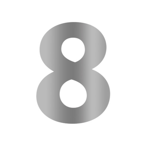 95048 Modern Number Cut Out  5 - 9