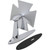 KC3020 Maltese Cross Door Peep Mirrors