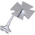 KC3022 Maltese Cross Door Peep Mirrors