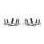 KC4222 1953-'54 Rear Rock Guard Clip Set