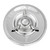 KC6040 15" Chrome & Stainless Nomad Hubcap