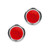50101 Color Glass Dot with Chrome Rim