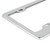 60050 License Plate Frame w/ 4 Holes & Wide Bottom