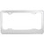 60050 License Plate Frame w/ 4 Holes & Wide Bottom