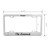 60054 License Plate Frame w/ "Praise the Lowered" Script