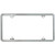 60061 Chrome Zinc License Plate Frame w/ 4 Holes