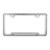 60409 License Plate Frame w/ 2 Holes & Raised Center