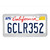 60440 License Plate Frame w/ 2 Holes & Wide Bottom