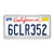 60445 License Plate Frame w/ 2 Holes & Wide Bottom