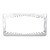 60461 Shark Teeth License Plate Frame w/ 2 Holes