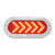 77136 Spyder Series Oval Sequential Arrow Mid-Turn LED Light