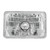 77400 Rectangular Halogen Headlamp with H4 Bulb