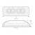 77861 Spyder Series Medium Rectangular LED Light