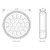 78271 Pearl Series 4" LED Light