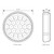 78274 Pearl Series 4" LED Light