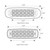 78565 Spyder Series Ultra Thin LED Light