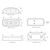 87630 Small Rectangular LED Light