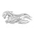 90193 Flamed Mustang Emblem