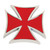 90235 Iron Cross Emblem w/ Color Sticker
