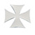 90406 Iron Cross Emblem w/ Gold or Silver Sticker
