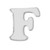 94390 Traditional Letter Cut Out A - F