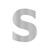 94998 Modern Letter Cut Out S - W