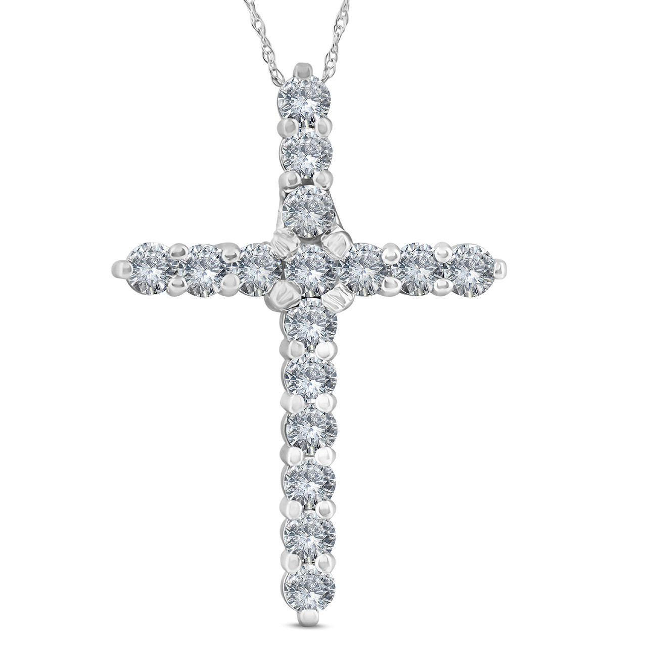 3 carat diamond cross