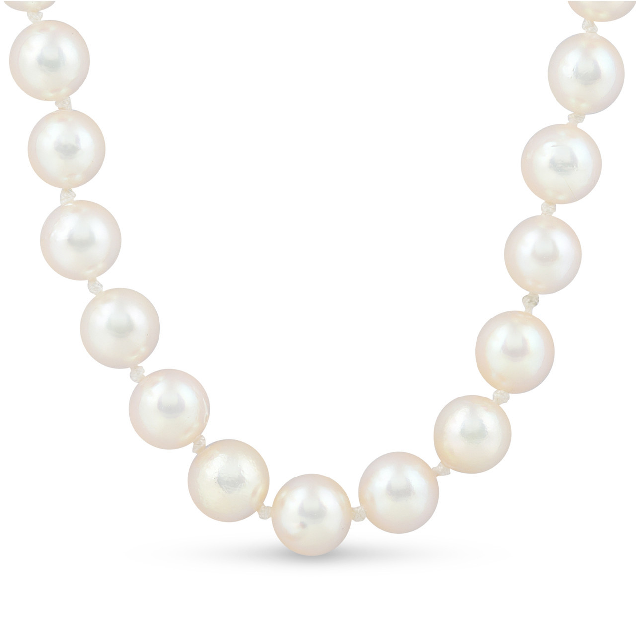 freshwater pearl necklace 14k