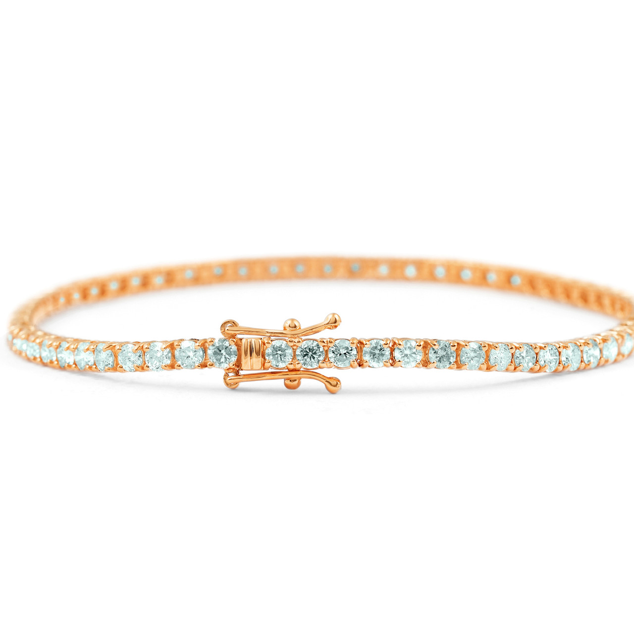 Diamond Tennis Bracelet in 14k Rose Gold (7 ct. tw.)