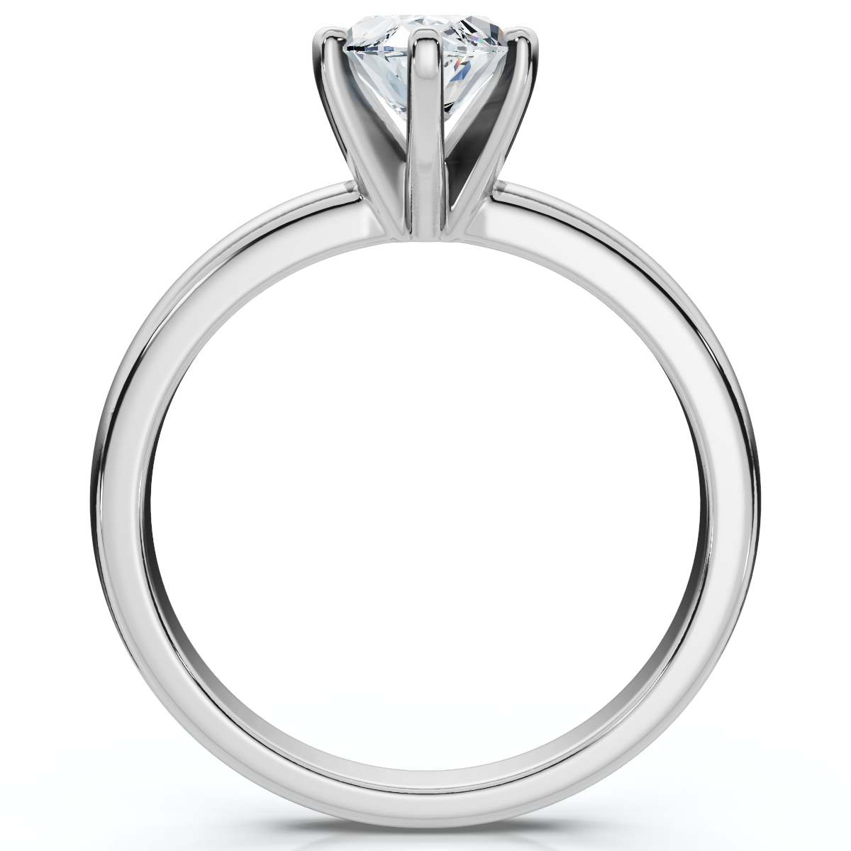 Certified 1Ct Marquise Diamond Engagement Ring 14k White Gold Lab Grown (F-G, VS)