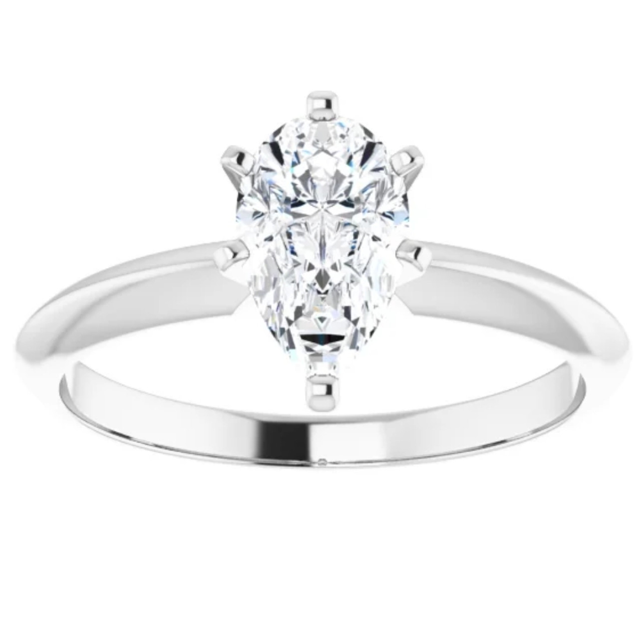 Tiffany & Co. Diamond Engagement Ring in Platinum G VVS1 1.1 CTW