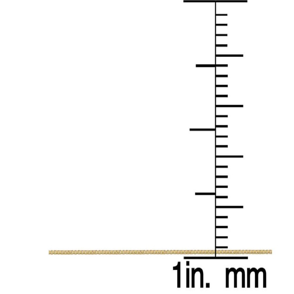 10k Yellow Gold Box Chain (18-inch)
