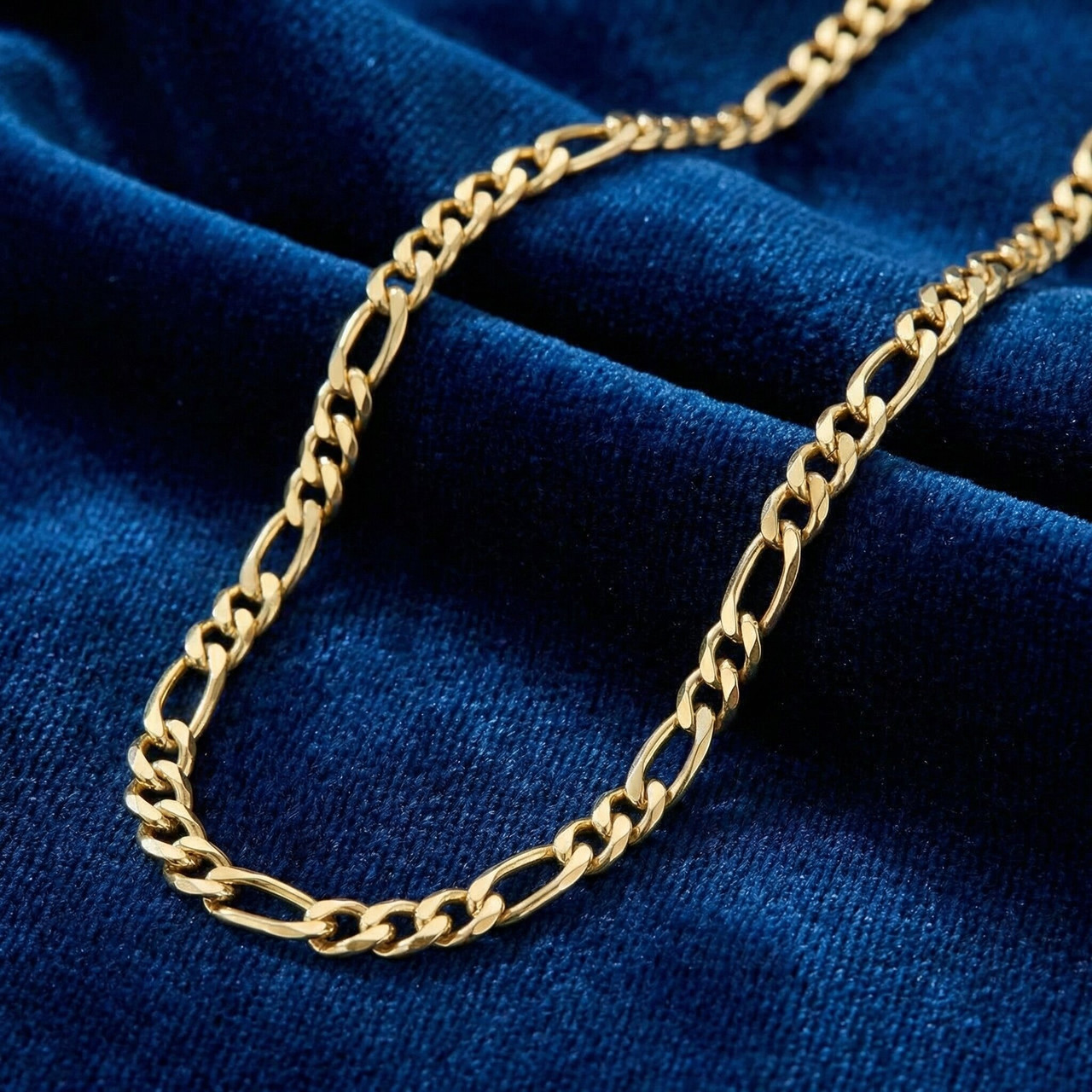 10k Yellow Gold 3.6-mm Figaro Link Chain