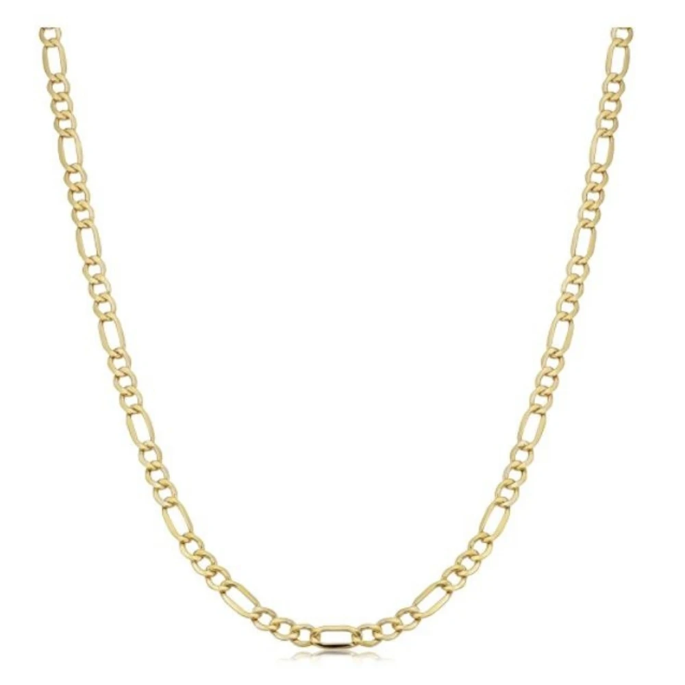 10k Yellow Gold 3.6-mm Figaro Link Chain