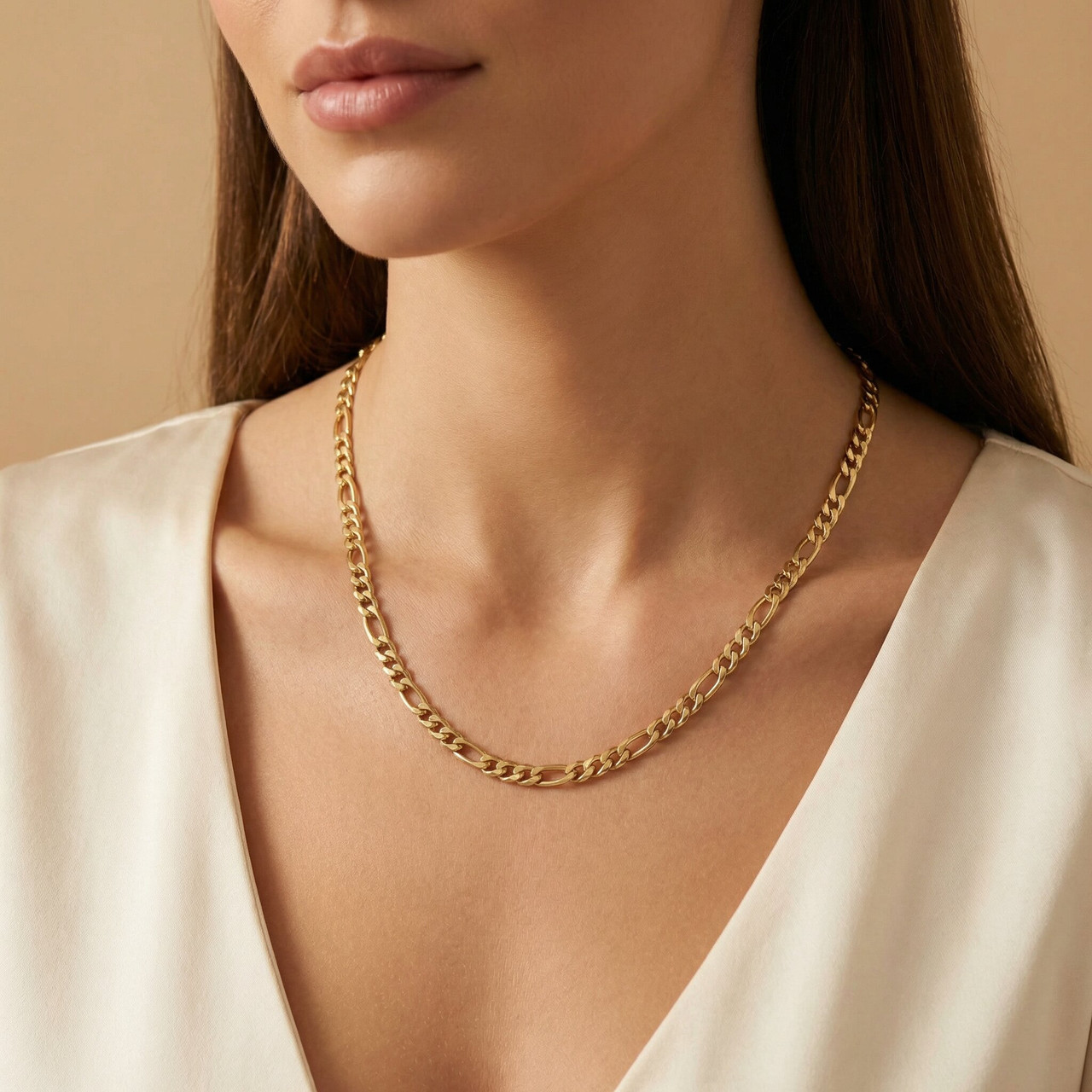 14k Yellow Gold-filled Figaro Link Chain Necklace
