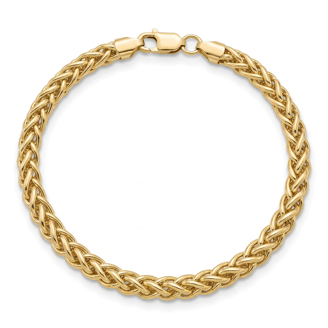 14k Yellow Gold Filled 6-mm Bold Franco Link Chain Bracelet