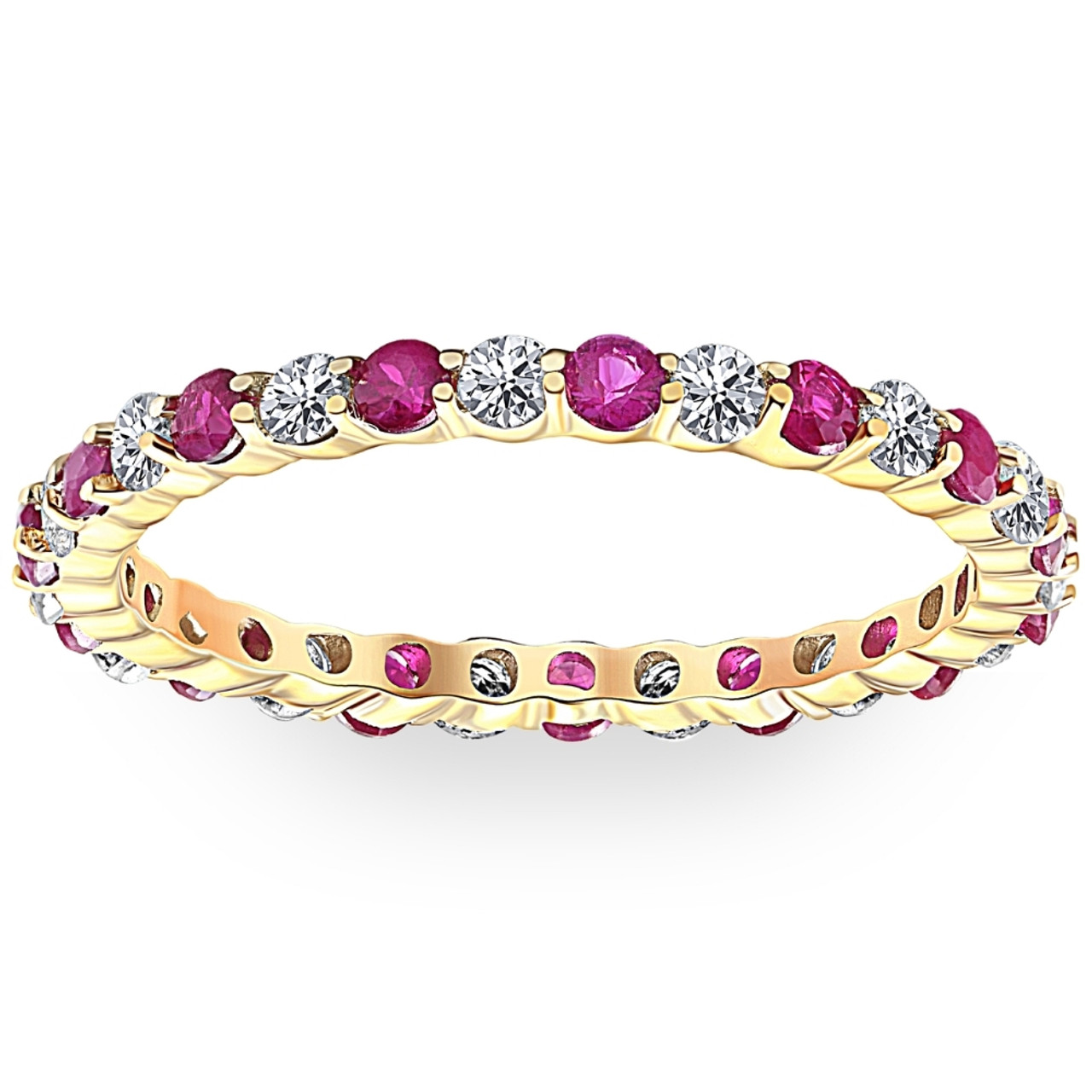 Ruby Stackable Ring, 14K Yellow Gold R5692YR