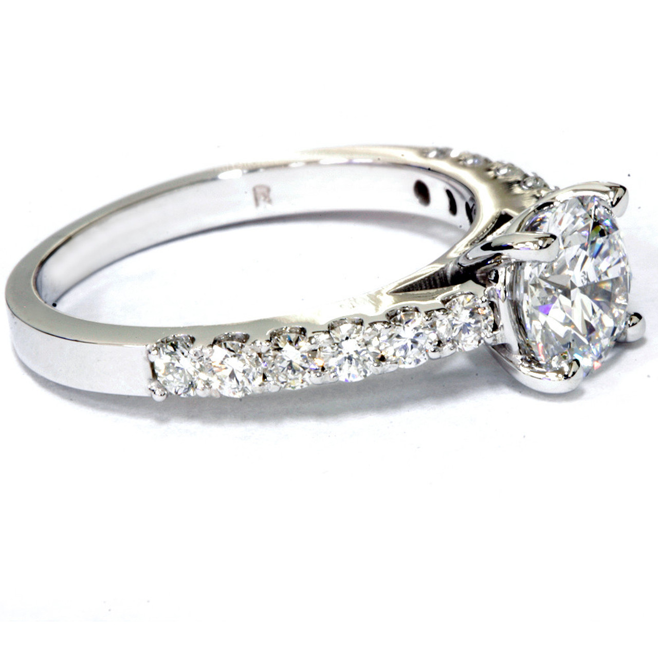 Certified 3.50Ct Diamond Engagement Ring Solitaire 14K White Gold Lab Grown (G-H, VS)