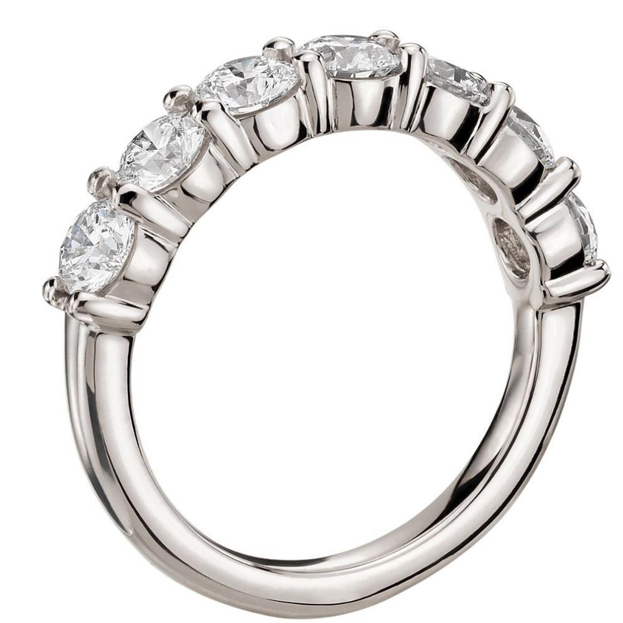2 Ct TW 7-Stone Diamond Wedding Ring in White or Yellow Gold (G-H, I1) 2 Ct TW 7-Stone Diamond Wedding Ring in White or Yellow Gold (G-H, I1)