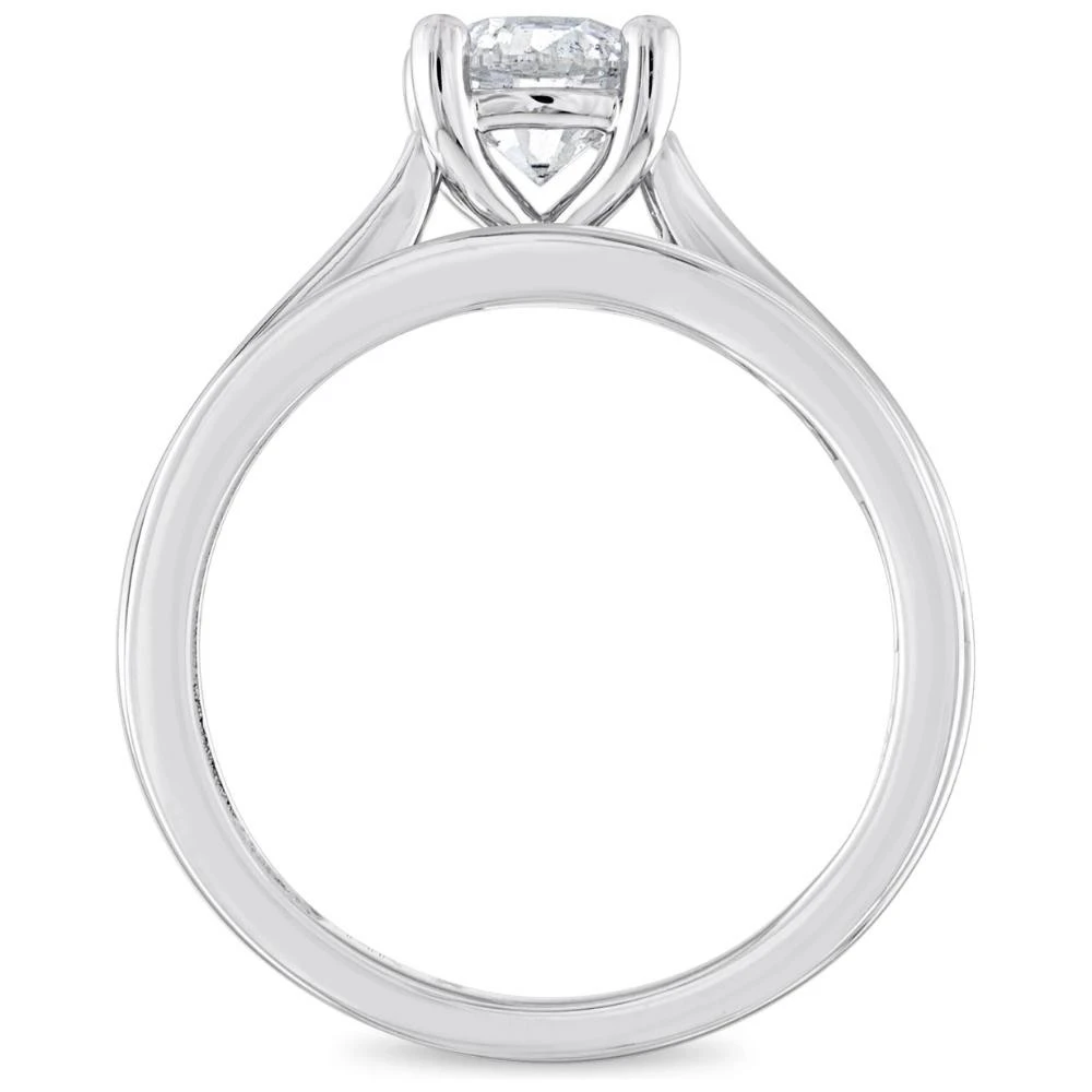 2Ct Diamond Engagement Wedding Ring Set Channel Set in 10k White Gold (H-I, I1)