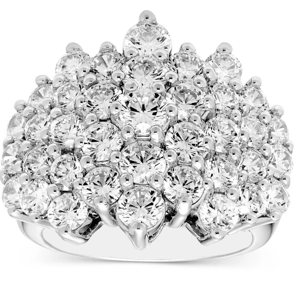 5Ct Diamond Fashion Ring Anniversary Band in White, Yellow, or Rose Gold (F-G, VS)