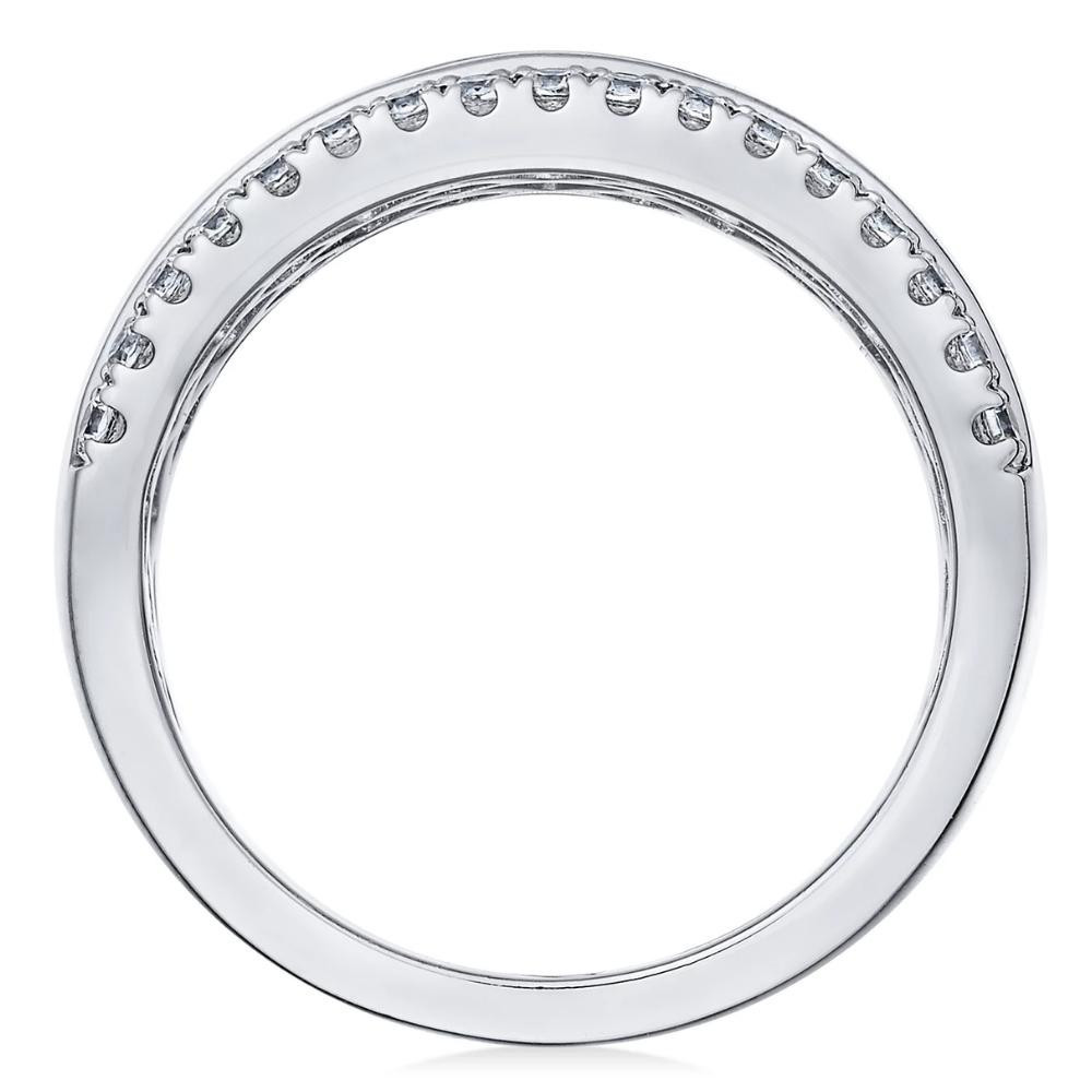 2Ct Multi Row Diamond Ring in 10k White or Yellow Gold Lab Grown (F-G, VS)
