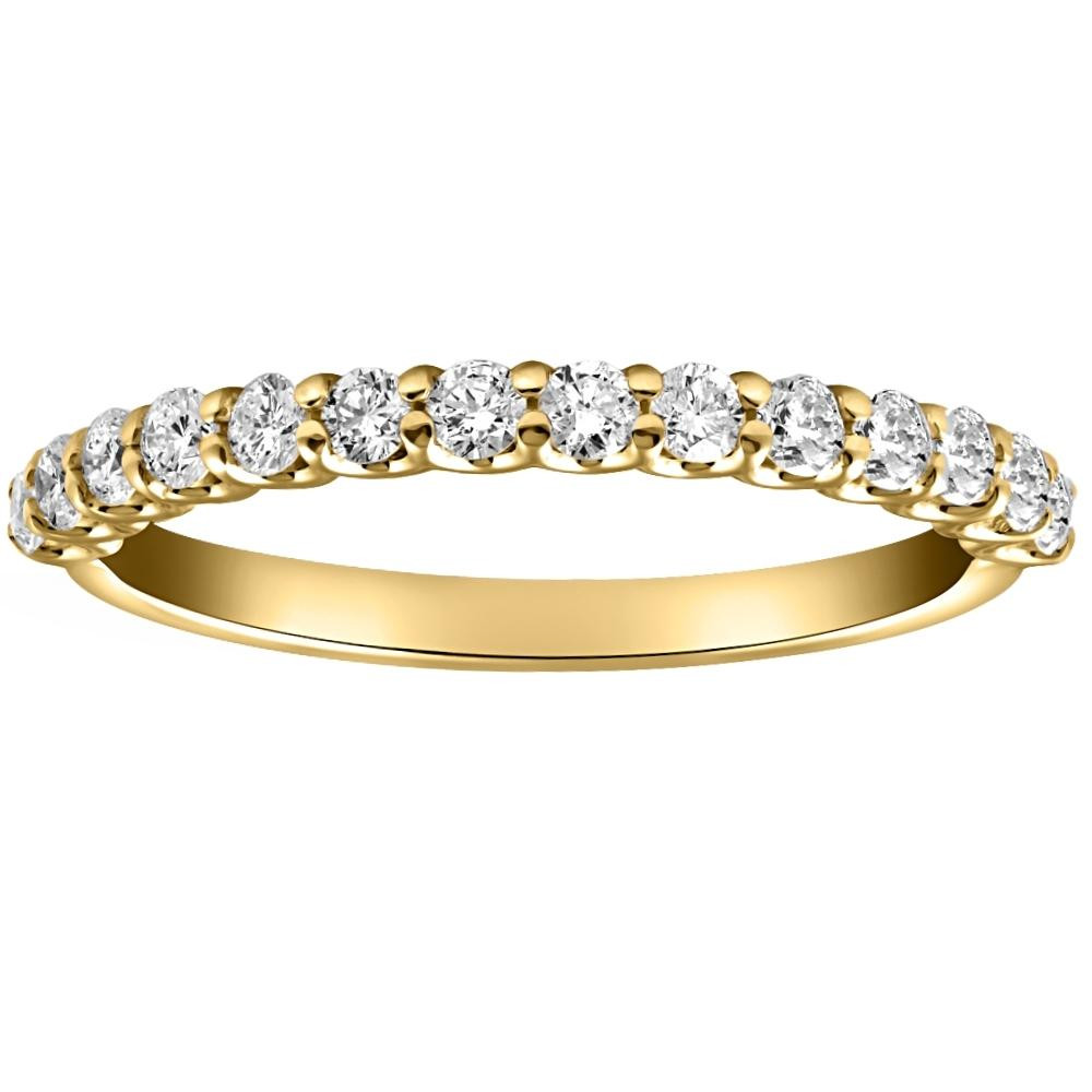 1/4Ct Diamond U Prong Ring in 10k White or Yellow Gold (G-H, I1)