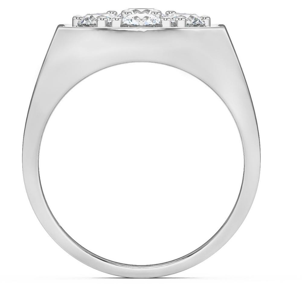 2Ct Diamond Men's Wedding Ring Anniversary Band in White, Yellow, or Rose Gold (G-H, I1)