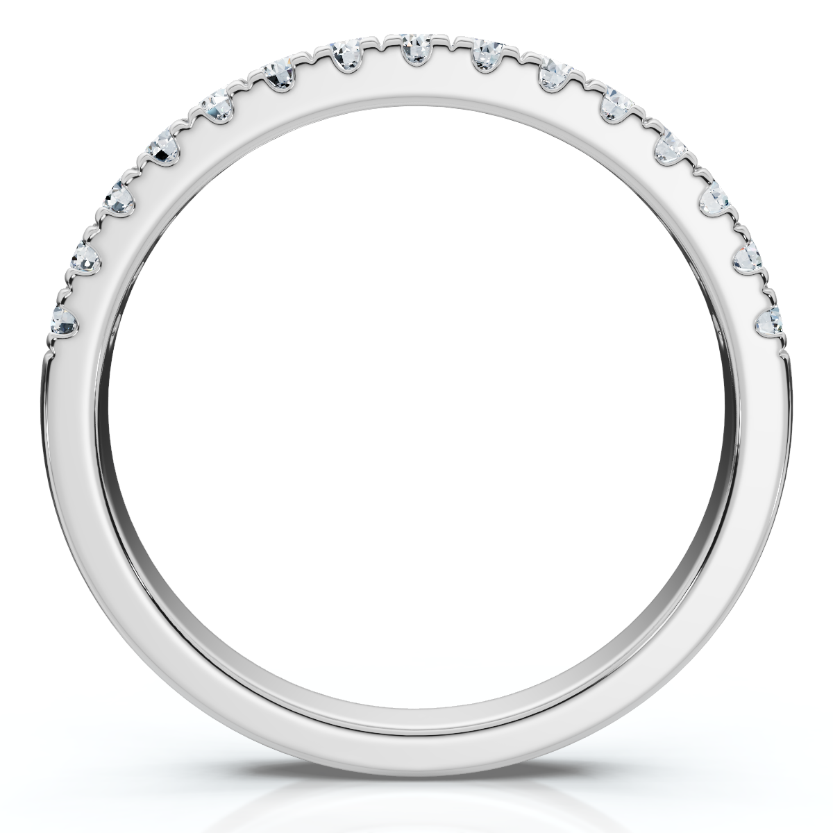 1/3Ct Stackable Women's Diamond Wedding Anniversary Ring 14k Gold or Pt (E-F, VS)