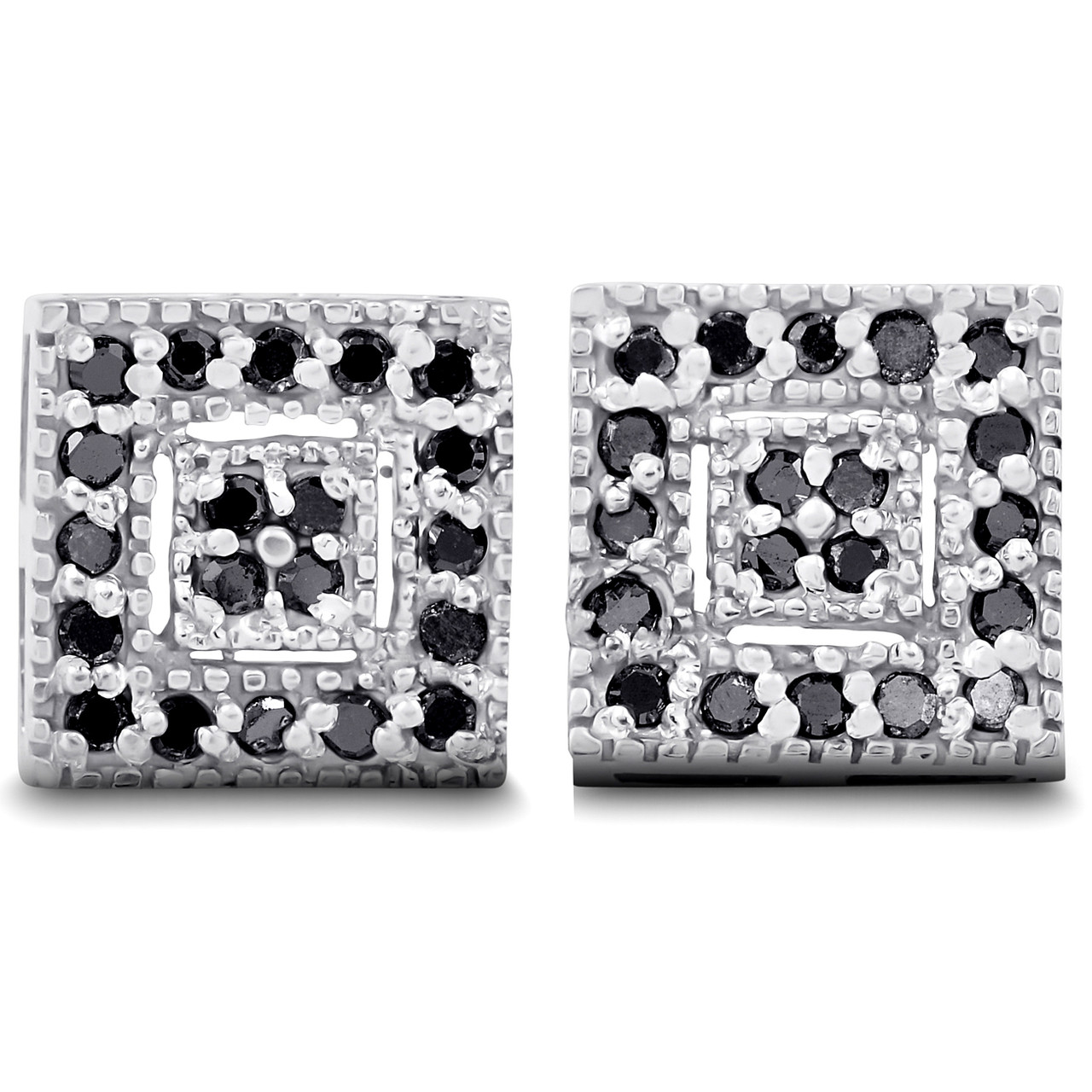 Classic Black Diamond Heart Studs – KAJ Fine Jewellery