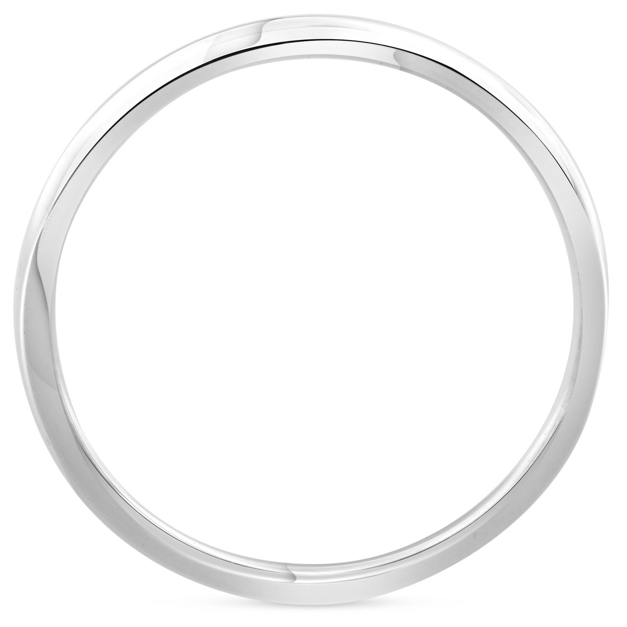 3mm Plain High Polished Wedding Band 950 Platinum