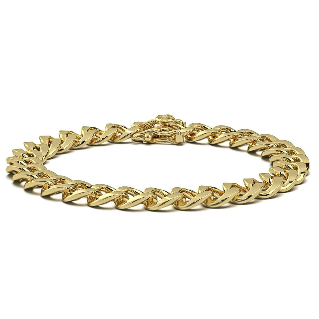 22k Plain Gold Bracelet JGS-2207-06430 – Jewelegance